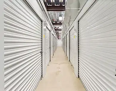 Exterior view of EZ Storage facility at Detroit, MI