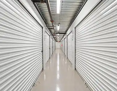 Interior of EZ Storage and storage units at Farmingtonhill, MI location