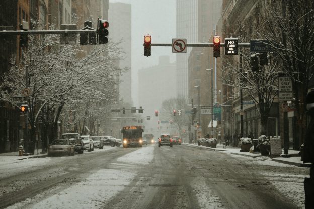 Pittsburgh Street in the Winter